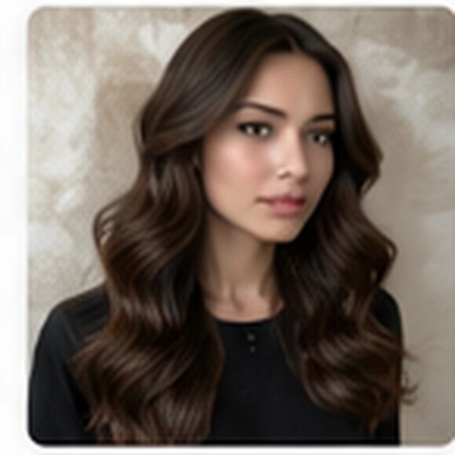 Inspirasi balayage brunette natural